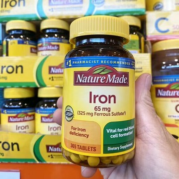 美國代購！原裝正品Nature Made Iron鐵質維他命 365粒