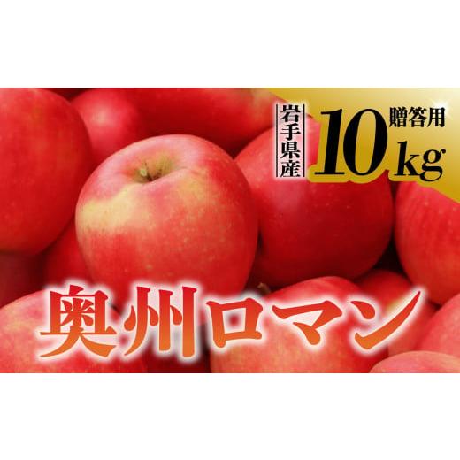 ふるさと納税 岩手県 金ケ崎町  りんご 奥州ロマン 贈答用 10kg 岩手県 金ケ崎町産 10月下旬発送予定