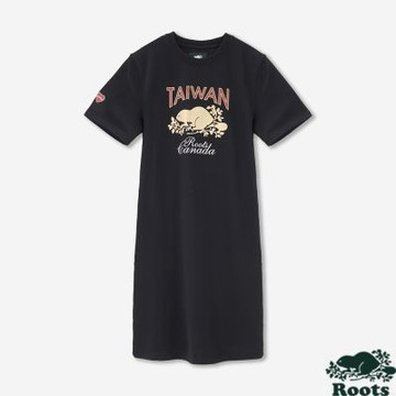 Roots 女裝 TAIWAN DAY 洋裝（黑色）