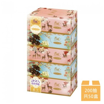 【春風】故宮皇室典藏盒裝面紙 200抽x5盒x10串/箱_廠商直送