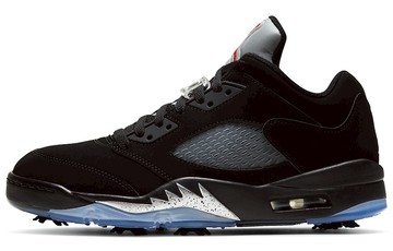 AIR JORDAN 5 RETRO LOW GOLF BLACK METALLIC
