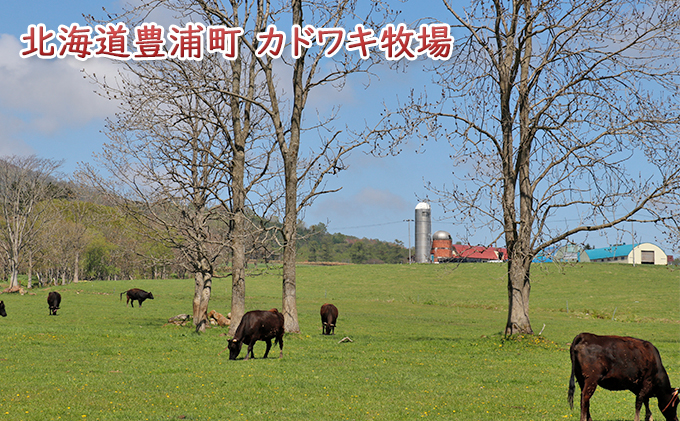 牛肉 スライス 北海道 黒毛和牛 カドワキ牛 モモ 400g～450g すき焼き しゃぶしゃぶ 冷凍