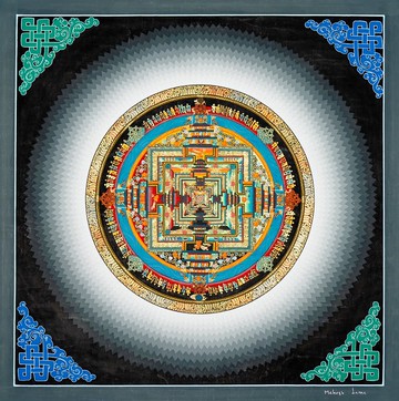 佛教曼荼羅卡拉秋普拉的手工細緻之美