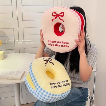 華夫格冰絲透氣午睡枕辦公室午睡神器趴睡枕頭教室趴桌子午睡枕