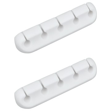 comet 充電線收納固定器 5格  2個  白色