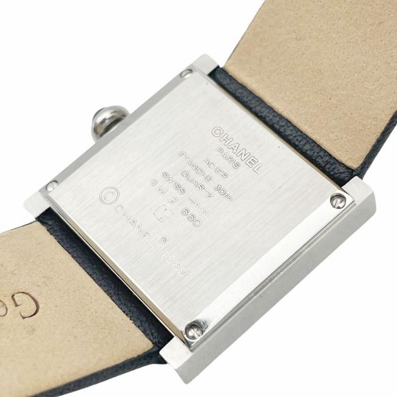 CHANEL シャネル レディース腕時計 マドモアゼル QZ シルバー