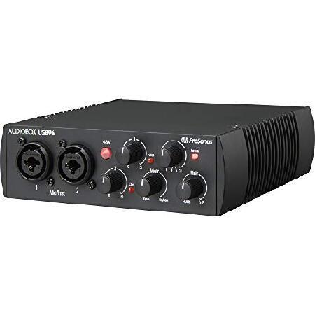 PreSonus AudioBox 96 Audio Interface with Eris Sub Compact Powered Studio Subwoofer with Eris E3.5 2-Way 25W Monitors Featuring Music Editing Softwa