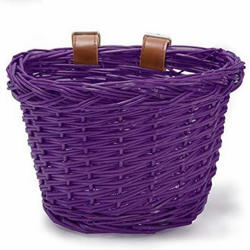 Drbike 籐風カゴ 子供自転車バスケット フロント用 こども用 取付け簡単 かわいい おしゃれ 紫 パープル カゴ 収 通販 Lineポイント最大0 5 Get Lineショッピング