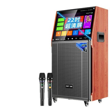 先科家庭ktv音響套裝卡拉ok點歌一體機戶外廣場舞音響帶顯示屏大【宜家良品百貨】