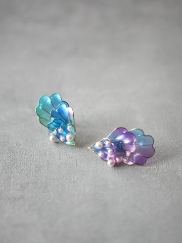 美人魚 耳環或耳針