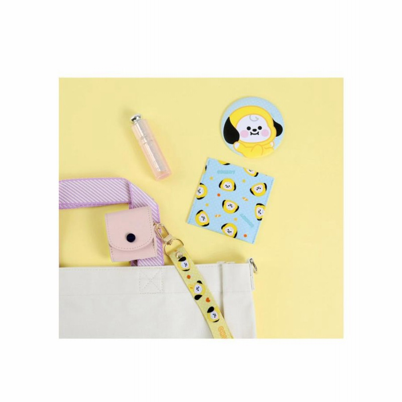 BT21 POUCH MIRROR DOT【送料無料】 公式グッズ ミラー 鏡