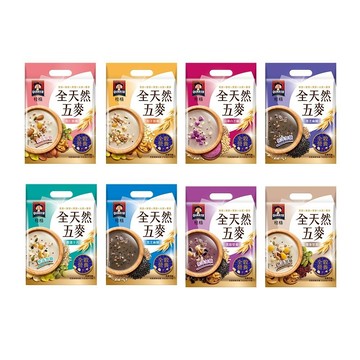 【蝦皮直營】QUAKER 全天然五麥系列 嚴選十六無加糖/黑穀堅果無加糖/藜麥堅果無加糖/黑芝麻糊無添糖/山藥白芝麻