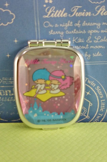 【震撼精品百貨】Little Twin Stars KiKi&LaLa 雙子星小天使 雙面鏡 震撼日式精品百貨