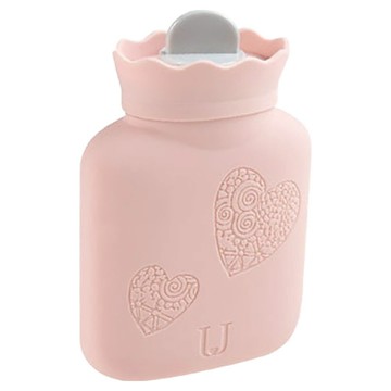 小麥購物 暖手熱水袋 標準款 L765 杏桃粉  1個