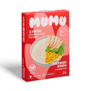 MUMU - 玉米雞茸粥150gx2包/盒