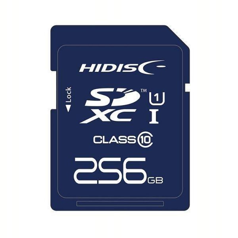 HIDISC 超高速SDXCカード 256GB CLASS10 UHS-I 対応 ...