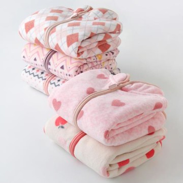 秋冬新款女童搖粒絨外套校服神器內搭加絨加厚兒童抓絨女寶寶上衣