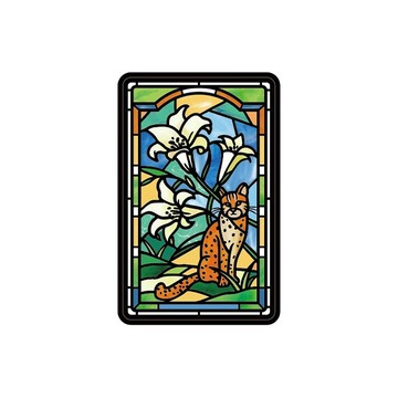 Easycard 老屋顏鑲嵌玻璃系列SUPERCARD悠遊卡-石虎(受託代銷)