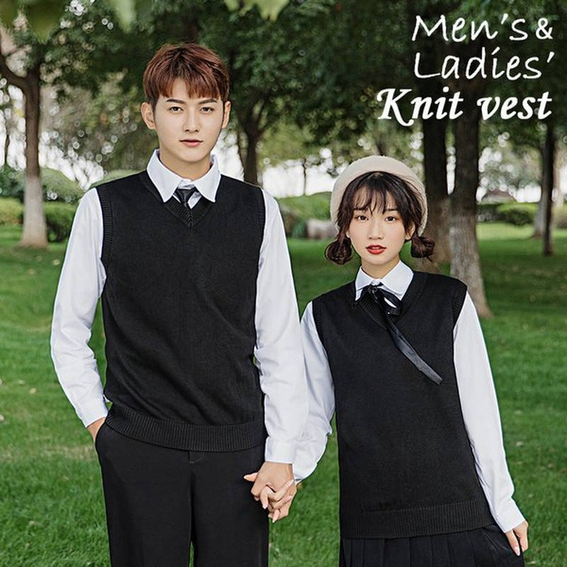 スクールベスト ニットベスト 単品 レディース メンズ ジュニア Vネック シンプル 無地 単色 定番 学生 ビジネスシーン 制服用 おしゃれ かわい 通販 Lineポイント最大0 5 Get Lineショッピング