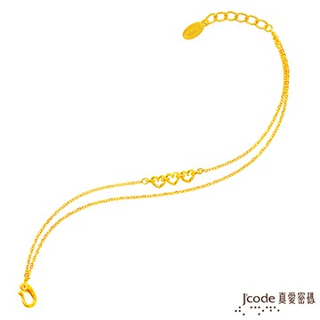 Jcode真愛密碼 美好愛戀黃金手鍊