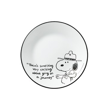 Corelle Brands 史努比 復刻黑白6吋平盤