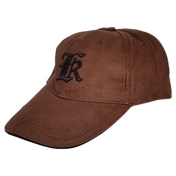 Yo!kAsa 刺繡字母透氣棒球帽  咖啡色  20 x 15 x 15cm  1個
