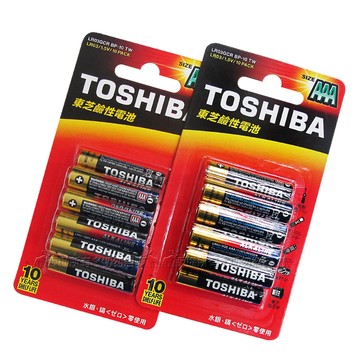 TOSHIBA 持久型鹼性電池 AAA (4號20顆入)