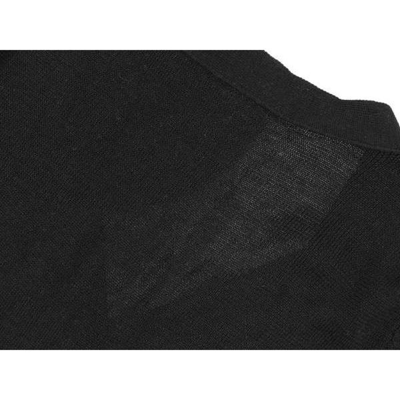 ★CHANEL 09A ユニフォーム Vネック ココマーク カーディガン 38★ シャネル カーディガン ココマーク 09A U02425 レディースサイズ