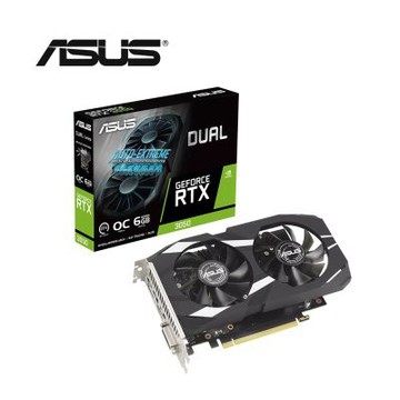 華碩 DUAL RTX3050 O6G 顯示卡+華碩USB-BE92 Nano WiFi 7 USB 網卡