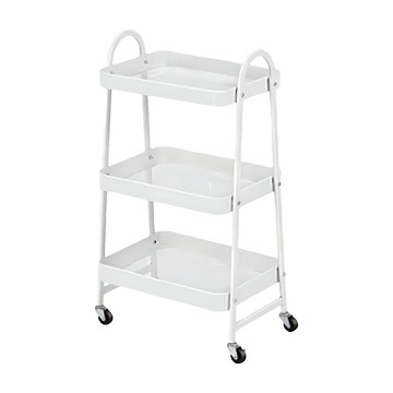 ND 型淺盤推車 3層  45.5x32x77.5cm 鐵製 白色