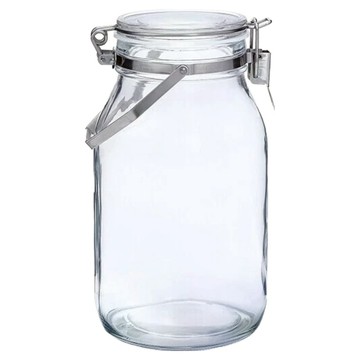 SEISHO 星硝 手提扣式玻璃密封罐 2L 日本製  1罐