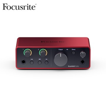 Focusrite Scarlett Solo 第四代 錄音介面