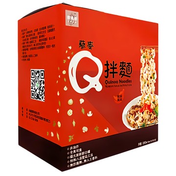 CW 藜美麥 藜麥Q拌麵 椒麻風味 330g 3包  36包