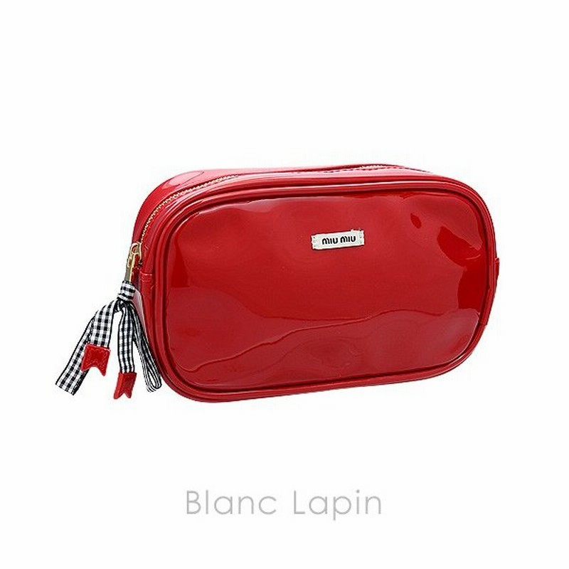 ノベルティ ミュウミュウ Miumiu コスメポーチ ツイスト レッド 通販 Lineポイント最大0 5 Get Lineショッピング