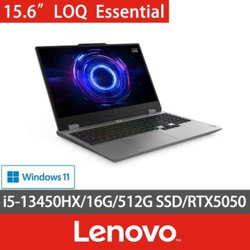 Lenovo 聯想 LOQ 83SC007XTW  15.6吋電競筆電(i5-13450HX/RTX5050/16G/512G SSD/Win11)