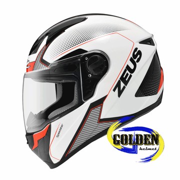 ZEUS 811 AL6 白/黑紅 全罩安全帽 CP值爆高熱銷款