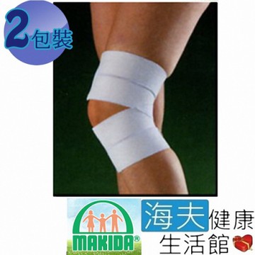 MAKIDA四肢護具 未滅菌 海夫健康生活館 吉博 自黏式 膝護帶 雙包裝_106