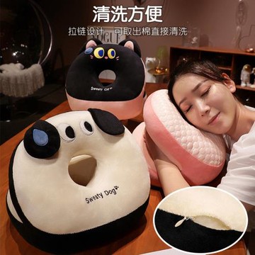冰豆豆午睡枕趴睡枕沙發小學生趴桌子睡覺枕頭午睡辦公室抱枕四季