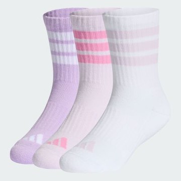 【adidas 愛迪達】 中筒襪 3 雙入 童襪 KD1721