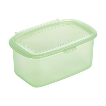 LeKue 白金矽膠保鮮盒 1L 冰箱收納盒 輕巧便攜  1個  1入