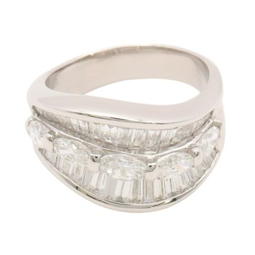 JEWELRY 無品牌珠寶 鑽石 PT900鉑金戒指 【二手名牌BRAND OFF】