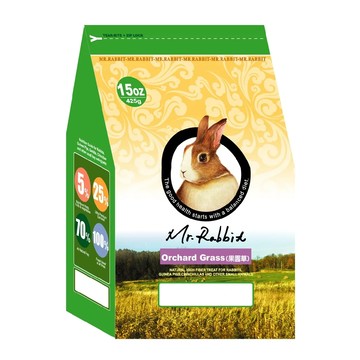 Mr.Rabbit 瑞比兔 果園草 425g 1包  兔子/天竺鼠/倉鼠 營養均衡  幫助消化  天然草本