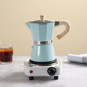 意式鋁制摩卡壺歐式咖啡器具八角咖啡壺家用煮咖啡機手沖