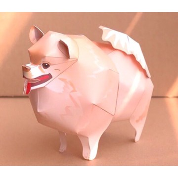 【🌸免運｜當日出貨✈️隔日到🌸】紙紮寵物 博美犬（化給親人與寵物皆可用）寵物金紙 紙紮狗 紙紮屋 元寶 庫錢 蓮花