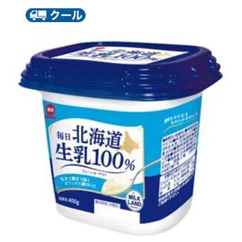 日本酪農協同株式会社 毎日牛乳 毎日北海道生乳100％プレーンヨーグルト 400g