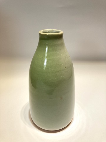 素雅翠綠中型花器