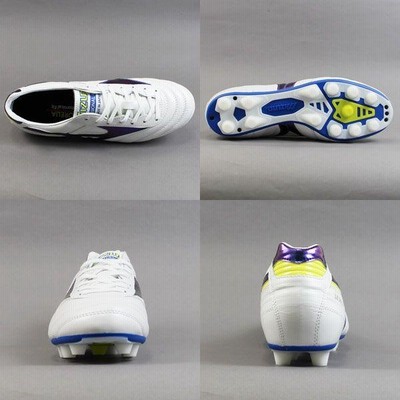 ミズノ　モレリアウェーブ 26.5 スーパーホワイトパール×ブルー 限定品 MIZUNO ミズノ モレリア ウェーブ JAPAN(ホワイト×ブルー