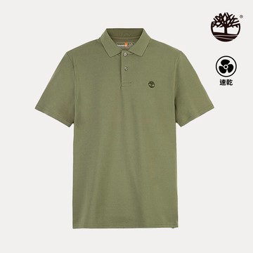 【網路限定】中性卡其綠快乾短袖Polo衫|A66DU590