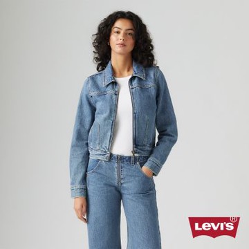 Levi s 女款 合身拉鍊牛仔夾克 / 外套 人氣新品