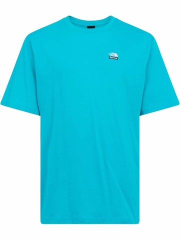 Supreme - x The North Face Mountains T-shirt - unisex - Cotton - M - Blue